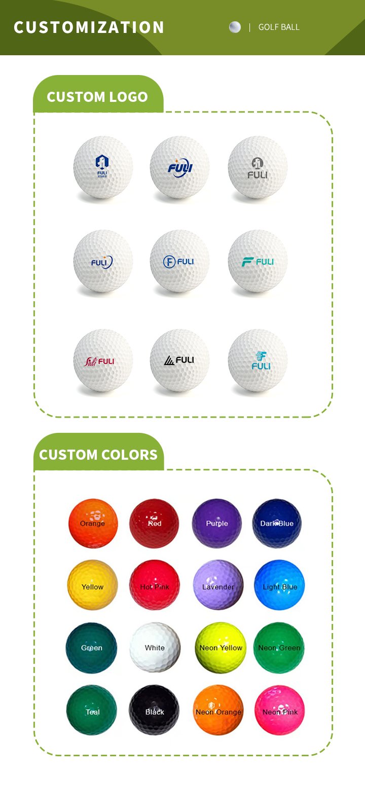 Game golf balls